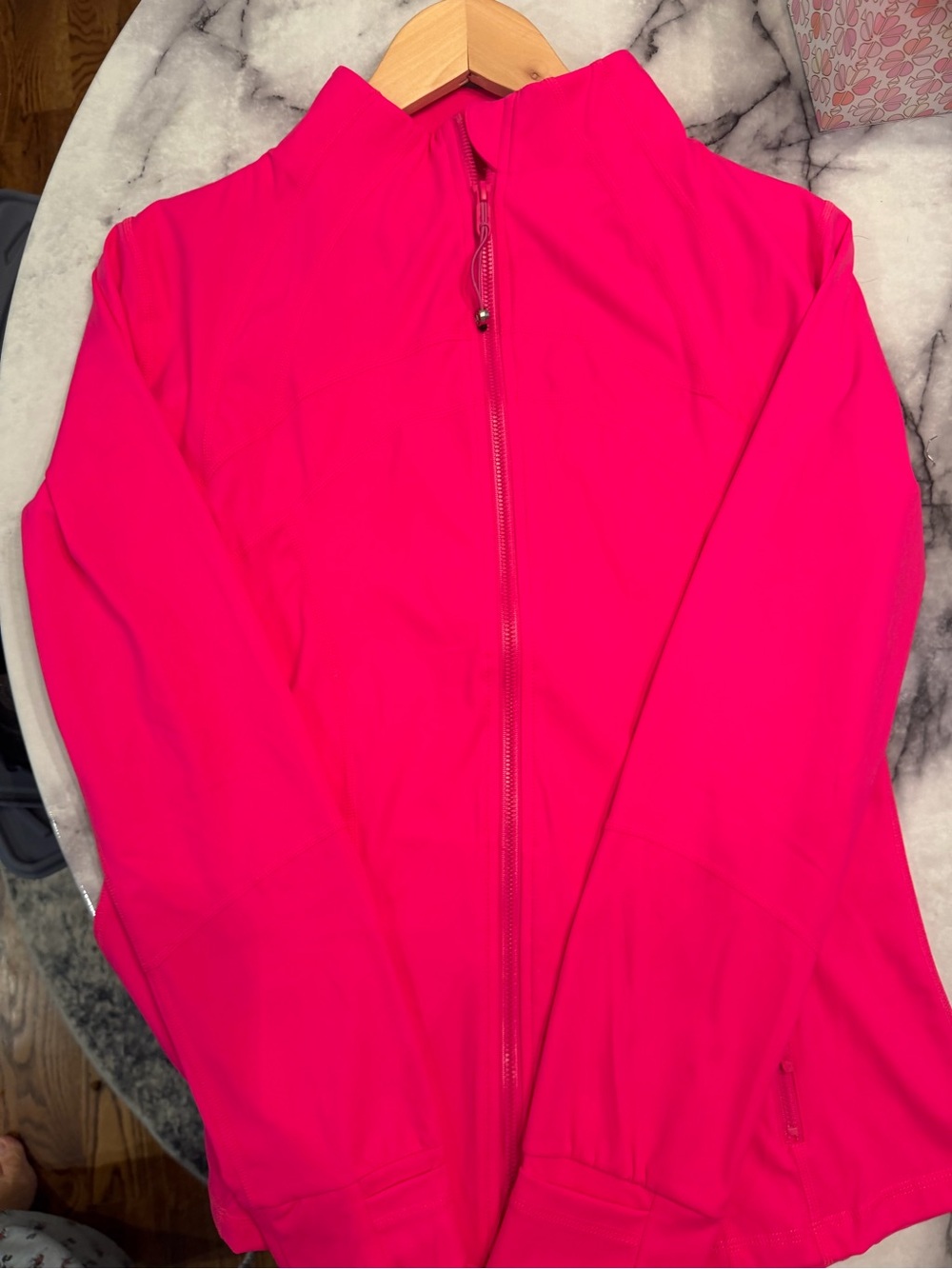 lululemon athletica Bright Hot Pink Zip Jacket